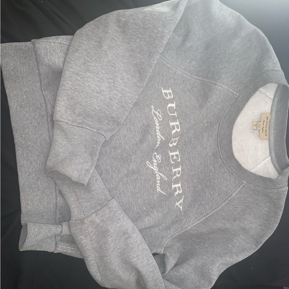 Vintage Grey Burberry Sweatshirt - Picture 3 of 7